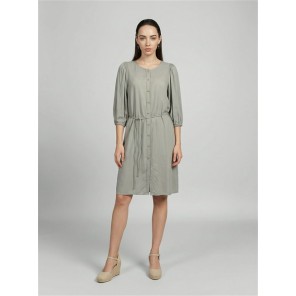 Blue Seven blouse Jurk knoopsluiting khaki 184210